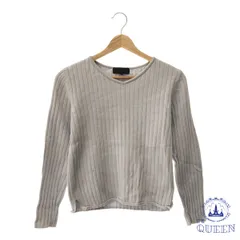 【訳アリ】 UNTITLED アンタイトル トップス セーター カジュアル 長袖 レディース グレー 2 日本製 901-4040 送料無料 古着