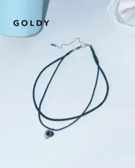 GOLDY/ゴールディ/ブラック トーン モチーフ ネックレス/アクセサリー/3241103