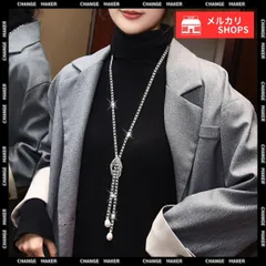 ロングネックレス キラキラ Y字 ネックレス レディース Y字ラリエット シルバー エレガント アクセサリー 華やか ロングペンダント きれいめ 大人っぽい ジュエリー オフィス プレゼント おしゃれ ネックレス ラインストーン PPaG541