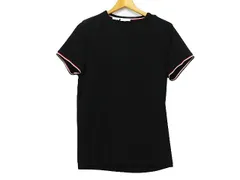 MONCLER モンクレール Slim Fit スリム フィット 半袖 Tシャツ トリコロール ブラック メンズ S C-SCOM-19-19027 M0002-1016①