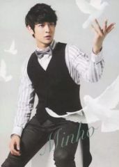 【中古】コレクションカード(男性) 64：MINHO(ミンホ)/ノーマル(Dave Card)/SHINee in Wonderland スターコレクションカード
