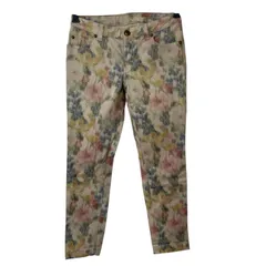 TR14 DOUBLE STANDARD CLOTHING ダブルスタンダードクロージング 花柄デニム サイズ36