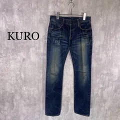 『KURO』クロ (28) ストレートデニムパンツ
