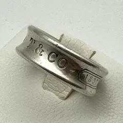 ■TIFFANY＆Co. ティファニー 1837 ナロー リング 約8.5号 SV925 A25-2132