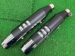クロームワークス M8 ソフテイル用 スリップオンマフラー ブレイク
