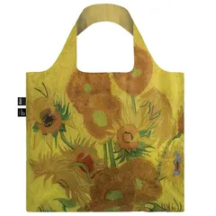 新品 送料無料 LOQI ローキー Recycled Bag トートバッグ エコバッグ 折りたたみ 大きめ 撥水加工 収納ポーチ ヴィンセント・ヴァン・ゴッホ / ひまわり【SPORTUS】