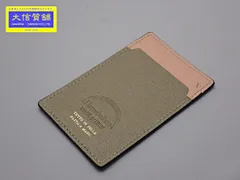 L'arcobaleno  ラルコバレーノ スマートカードケース 117 ベージュｘピンク 新品同様品 【送料無料】 A-8267