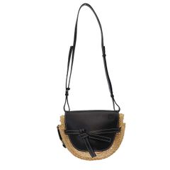ロエベ LOWE ゲートバッグ スモール ツイード ショルダー クロスボディ 