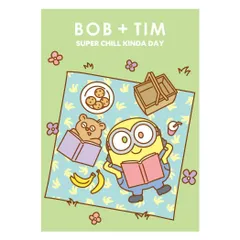 【メール便】ミニオンズ メモ帳 パタパタメモ Bob+Tim ユニバーサル映画 インロック メッセージ 伝言 かわいい キャラクター グッズ 