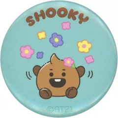 【中古】バッジ・ピンズ SHOOKY(シュガ) オリジナル描き下ろし缶バッジ 「ファミリーマート×BT21 キャンペーン」 2022年3月対象商品購入特典