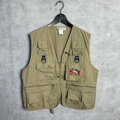 90s Columbia PFG フィッシングベスト BigBud ビッグバド バドワイザー 古着