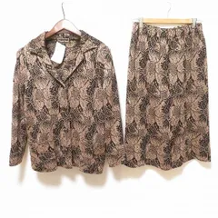 #wnc サイトウトヨコ 斉藤都世子 セットアップ ツーピース 黒 ピンク ゴールド ニット ラメ 花柄 レディース [896962]