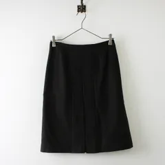 BALENCIAGA バレンシアガ ウールボックスプリーツスカート 38 /ダークブラウン【2400013062206】のサムネイル