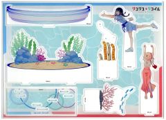 [중고]아크릴스탠드· 아크릴 패널 니시키 치다카 & 이노우에 타키나 디오라마아크릴스탠드[리콜리스 리코일× 스미다 수족관]