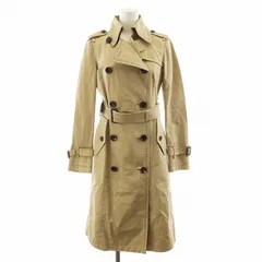 バーバリーブラックレーベル BURBERRY BLACK LABEL トレンチコート ロング丈 コットン アウター 38 ベージュ FR447-100-50 /AN35のサムネイル