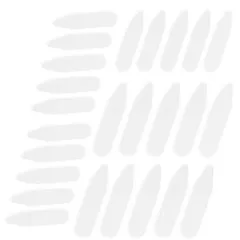 [CINECE] カラーキーパー プラスチック ワイシャツ 襟芯 カラーステイ 長さ2種類 100枚セット 6cmx50枚 7cmx50枚 （プラスチック） 1