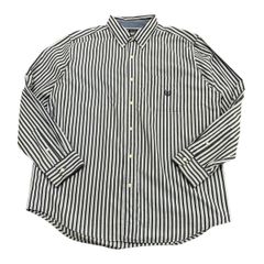 chaps stripe L/S shirt【LS097】チャップス　ストライプ　シャツ