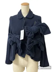 COMME des GARÇONS GIRL ネイビー テーラードジャケット S COMME des GARÇONS GIRL ネイビー テーラードジャケット S