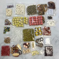 大容量　ハンドメイド　ビーズ　パーツ　セット　まとめ売り