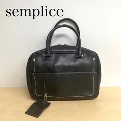 【極美品】センプリチェ　ハンドバッグ　ショルダーバッグ　2way エキゾチック semplice（センプリチェ） 2wayレザーミニショルダーバッグ