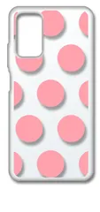 【新品未使用】Redmi 9T シャオミ クリア ハードケース ドット柄 水玉 (ベビーピンク) スマホケース カバー cl-red9t-dotbig-11