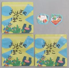 [중고] 상품 세트 장난감 담배 지퍼 가방 & 스티커 세트 [이치 반 쿠지 크레용 신짱 ~ 호호! 오라와 외출이다 조! ~] F상