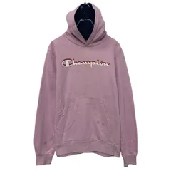 Champion ロゴ スウェット パーカー チャンピオン 2XL レディース ピンク プルオーバー ビックサイズ 古着卸 アメリカ仕入 a609-7024