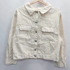 ◇ OLIVE des OLIVE オリーブ デ オリーブ 長袖 デニムジャケット サイズF ベージュ ブラック レディース E  【1406180090036】