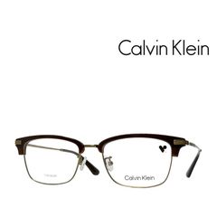 【Calvin Klein】カルバンクライン　メガネフレーム　CK24120LB　200　ブラウン・アンティークゴールド　TITANIUM製　国内正規品