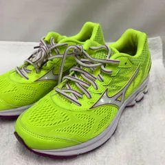 MIZUNO   ランニングシューズ　ウエーブライダー21    レディース　23㎝　蛍光イエロー　C950