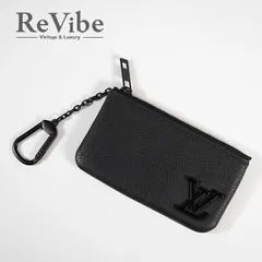 ✨️極美品✨️ LOUISVUITTON M81031 ケース 黒色 レザー LOUIS VUITTON LV ルイ・ヴィトン アエログラム ポシェット