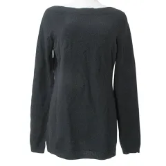 GIVENCHY ジバンシー Vネック セーター ウール100% ボーダー GIVENCHY (ジバンシィ) BIGロゴ クルーネック セーター
