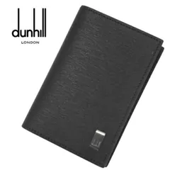 ダンヒル カードケース DUNHILL dunhill ダンヒル 19F2F47SG001R SIDECAR サイドカー カードケース 名刺入れ 型押しカーフ ブラック ガンメタ ロゴ 送料無料 新品 正規品 本物 ギフト プレゼント 父の日バースデー ランキ