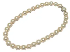 4 美品 TASAKI 田崎真珠 マベパール ネックレス シルバー素材留め具 ☆ パール × シェル 13～14.5mm ジュエリー タサキ レディース ▼ 6G