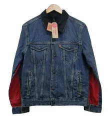 ナイキ エア−ジョーダンリバーシブルトラッカー デニムジャケット Sサイズ