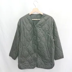 ◇ ⊇ GLOBAL WORK グローバルワークワーク 長袖 キルティングジャケット サイズM ブラック レディース E  【1502180011528】