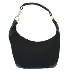 本物 グッチ GUCCI ナイロン ショルダーバッグ ハンドバッグ ブラック 001.4157 バッグ 中古 【フォロー割】