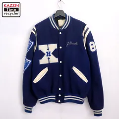 70s 80s DeLONG USA製 スタジャン アワードジャケット 80s USA製 DeLONG GOODYEAR ナイロンスタジャン アワード