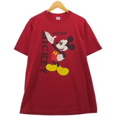 古着 90年代 ベルバシーン VELVA SHEEN MICKEY MOUSE ミッキーマウス キャラクタープリントTシャツ USA製 メンズL相当/eaa565938