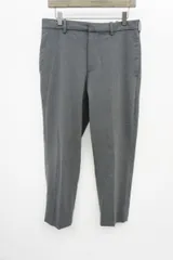 美品 UNIQLO ユニクロ スマート アンクル 2WAY ストレッチ パンツ 灰319O★2