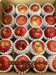 青森県産りんご「シナノスイート」家庭用 キズ有 約10kg 【フルーツキャップ】