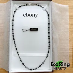 定価¥86.400【ebony】エボニー／SV K18 琥珀ネックレス 定価¥86.400【ebony】エボニー／SV K18 琥珀ネックレス