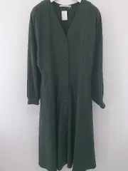 ◇ KBF アーバンリサーチ 長袖 ロング ワンピース サイズONE グリーン レディース  【中古】 【1204180002543】