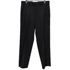 LOEWE直営店 ワイドレッグウールパンツ ブラック 国内発】LOEWE ブラック トラウザーズ（ウール） (LOEWE