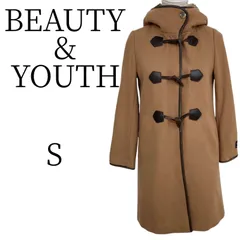 BEAUTY&YOUTH ビューティー＆ユース ブラウン ダッフルコート S