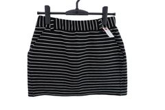【美品】BERA Jr. GOLF(ベラジュニアゴルフ) スカート 黒白ボーダー レディース M ゴルフ用品 2504-0306 中古