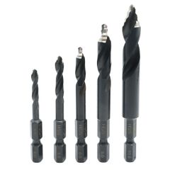 新品 Gracat プロ仕様 EASY BOOST ドリルビット 5本 セット(4mm / 5mm / 6mm/ 8mm/ 10mm) 殊先端形状 長寿命 多層切断 4/5/6/8/10mm