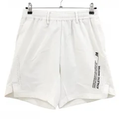 【美品】マスターバニー ハーフパンツ 白 ストレッチ ウエストゴム  メンズ 3(XL) ゴルフウェア MASTER BUNNY EDITION