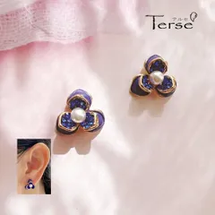 ブルーフラワーピアス 蘭モチーフ ベビーパール ラインストーン 9月誕生石 春 卒業式 入学式 入園式 卒園式 2026 新生活 冠婚葬祭 フォーマル パーティー レディース プレゼント ギフト アクセサリー ピアス