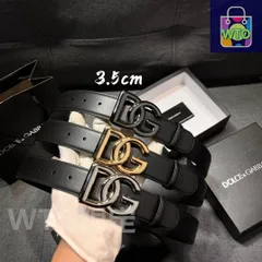 【今日WTO】Dolce & Gabbana ドルチェ & ガッバーナ レザーベルト-1-PM64
